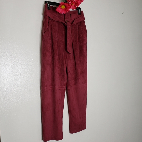 NEW Free People Nightfall Vegan Suede Pants Heavy Cropped Ankle Bohemian Fall - Picture 11 of 16